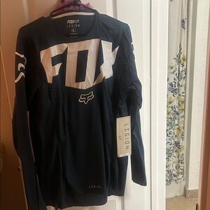 Fox Black & White Legion Long Sleeve Jersey